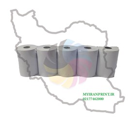 رول کاغذ حرارتی عرض 8 سانت هانسول 40 متری بسته 5 عددی