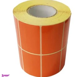 برچسب نارنجی پرینتر لیبل زن کد 006