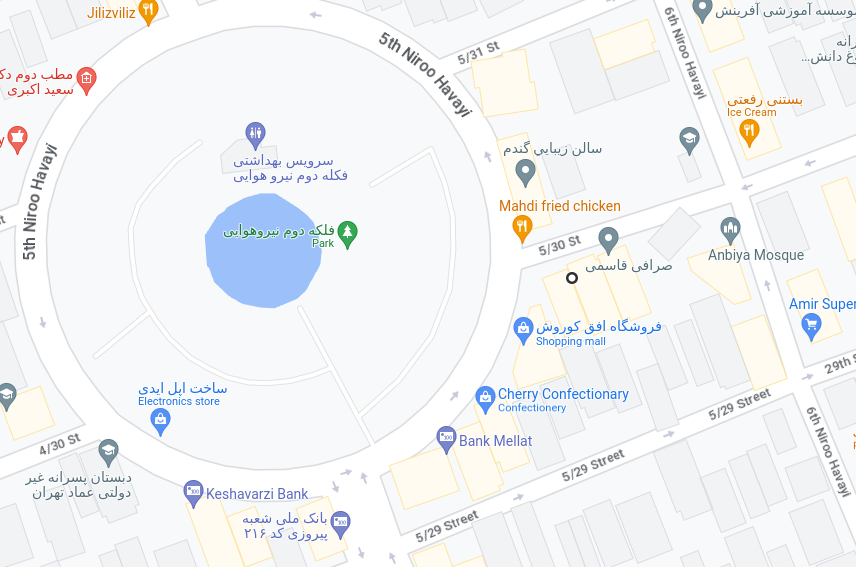 Map for navigation